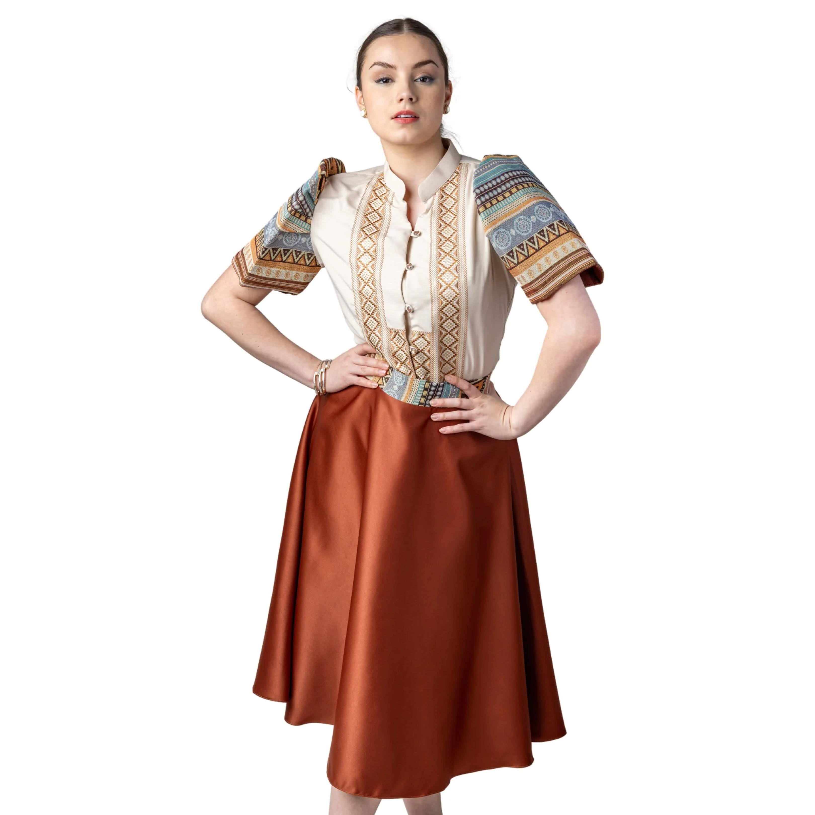 Handwoven Barong Top